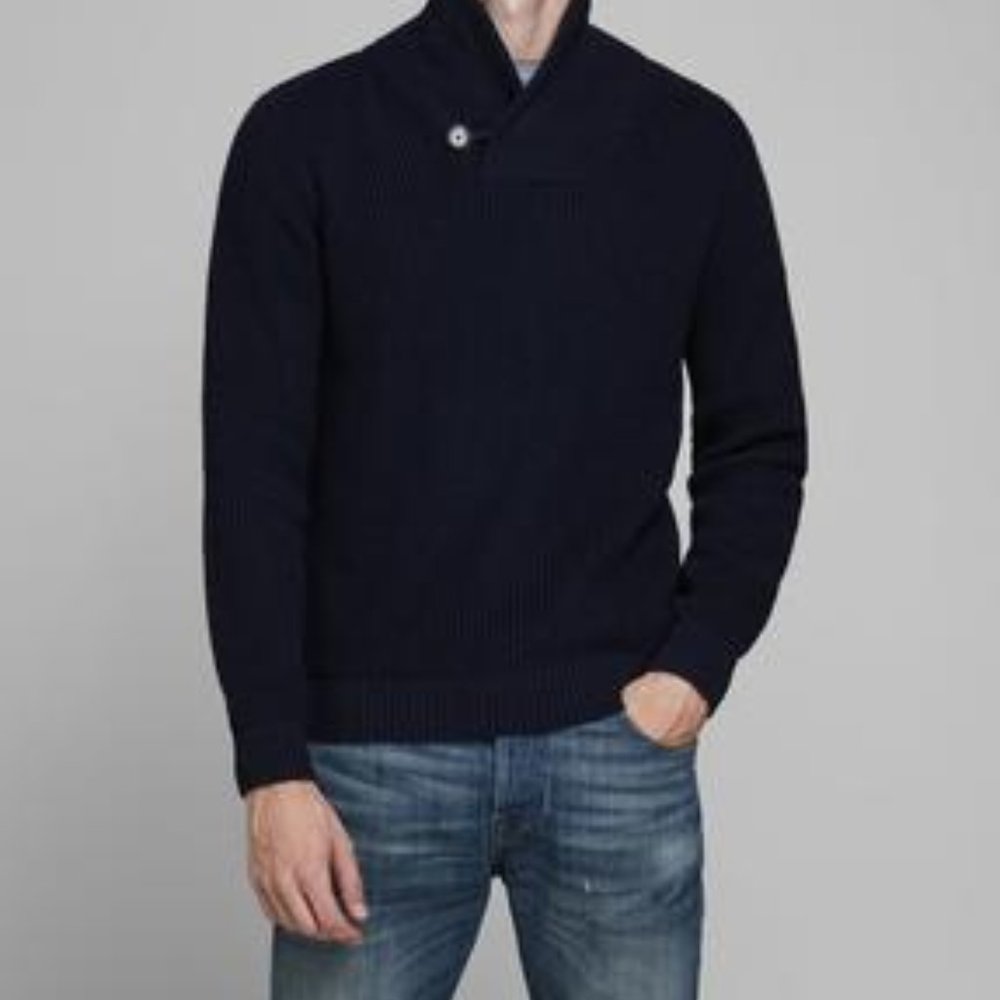 Jack & Jones Vincent Shawl neck sweater NWT